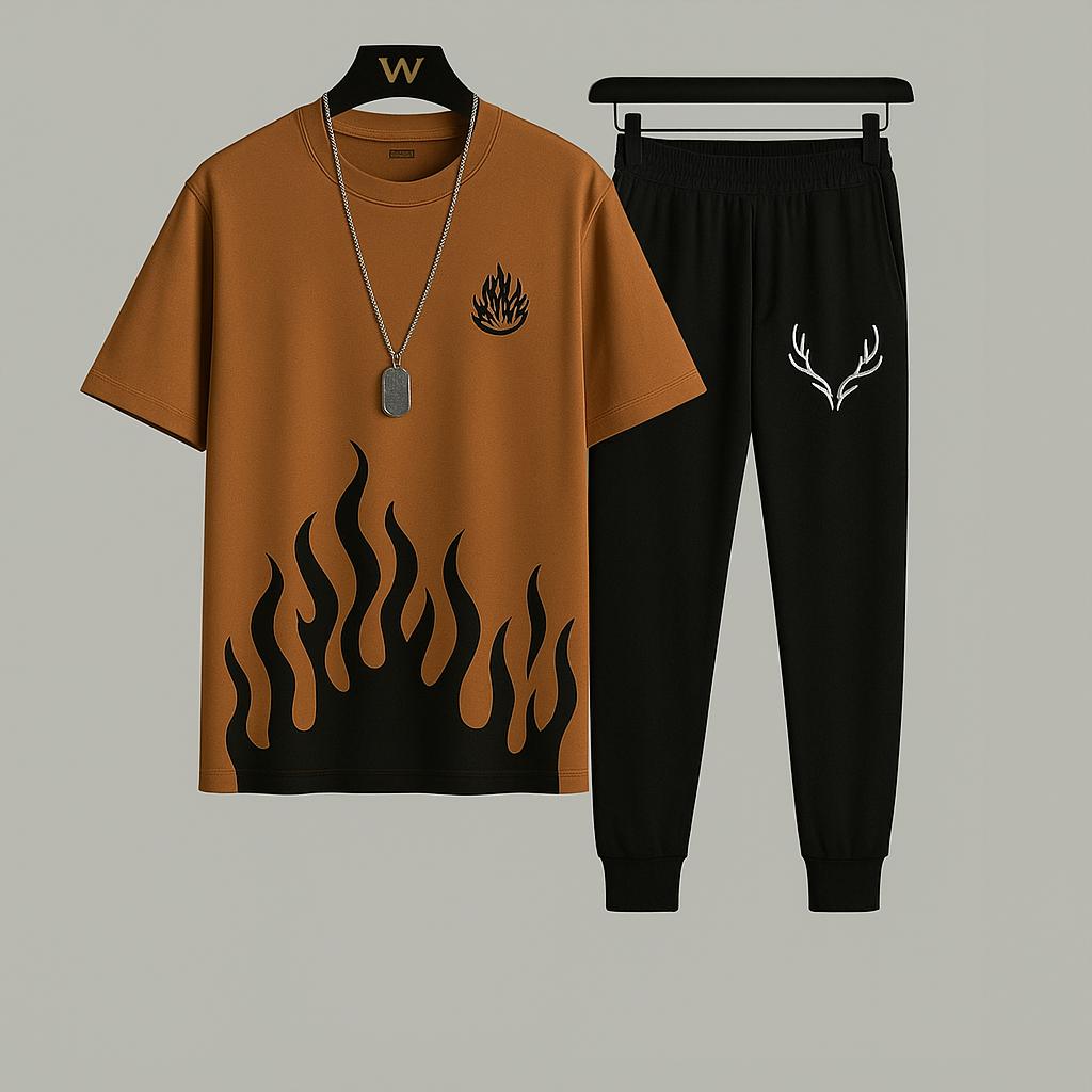 Men's Printed Micro Track Suit