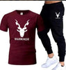 Men's Printed Polyester Track Suit - 2 Pcs Collection